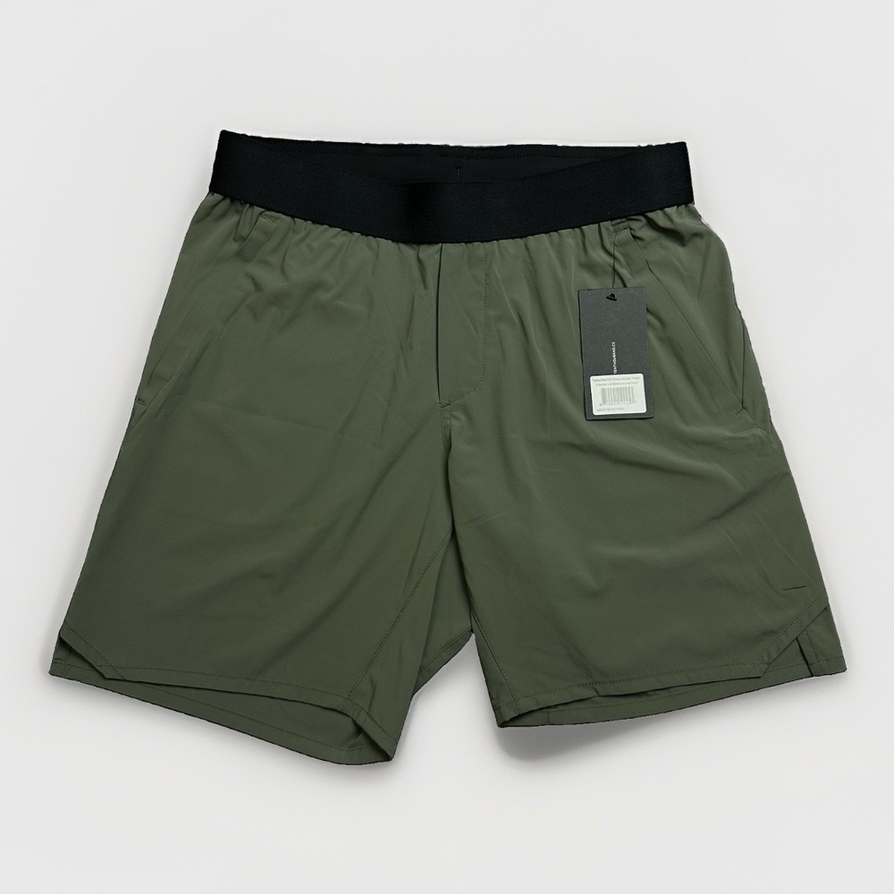 Ten Thousand Shorts Mens S OD Green Tactical Short Unlined 7" Training Gym NWT